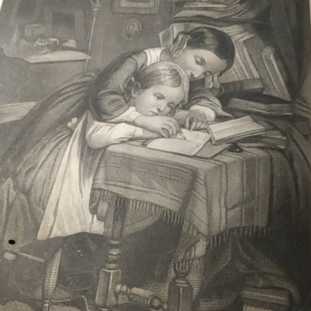 - Antique 1860 Lady's Home Magazine